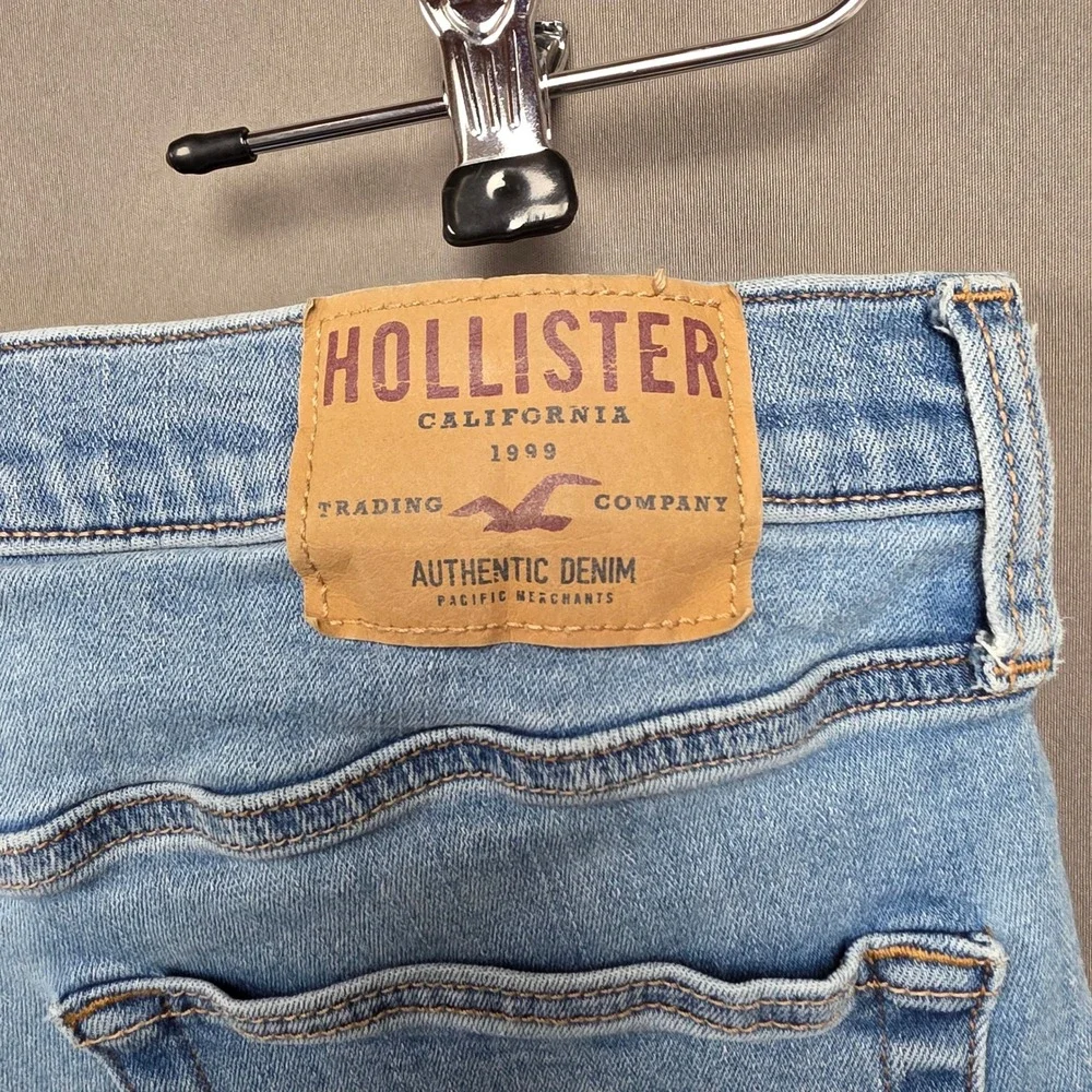 Hollister Jeans Men's Athletic Skinny Distressed Advanced Stretch Blue 34x30